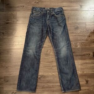 Silver Jeans Zac Flap 33/34 100% Cotton mens denim